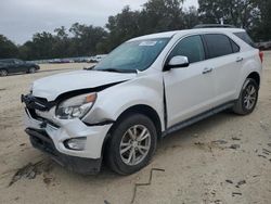 Vehiculos salvage en venta de Copart Ocala, FL: 2016 Chevrolet Equinox LT