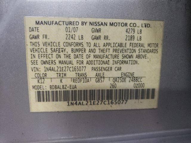 2007 Nissan Altima 2.5