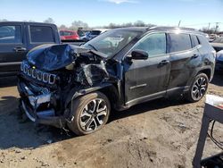 Jeep Compass salvage cars for sale: 2022 Jeep Compass Limited