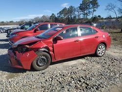 Salvage cars for sale at Byron, GA auction: 2014 Toyota Corolla L