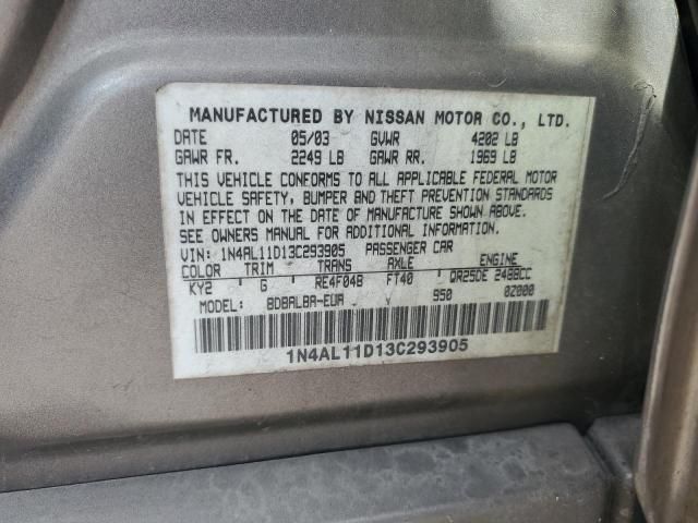 2003 Nissan Altima Base