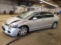 Honda salvage cars for sale: 2009 Honda Civic LX