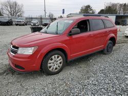 Dodge Journey SE salvage cars for sale: 2018 Dodge Journey SE