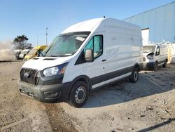 Salvage cars for sale from Copart Woodhaven, MI: 2021 Ford Transit T-250