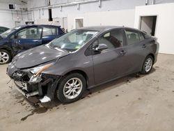 Salvage cars for sale at Center Rutland, VT auction: 2018 Toyota Prius