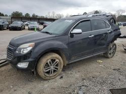 Salvage cars for sale at Florence, MS auction: 2017 Chevrolet Equinox Premier