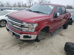 Ford salvage cars for sale: 2018 Ford F150 Supercrew