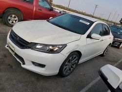 Salvage cars for sale from Copart Rancho Cucamonga, CA: 2014 Honda Accord Sport