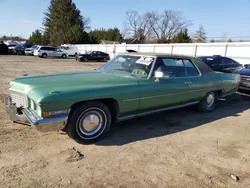 Salvage cars for sale at Finksburg, MD auction: 1972 Cadillac Deville