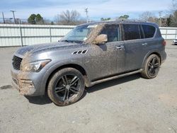 Salvage cars for sale from Copart Shreveport, LA: 2015 Infiniti QX80