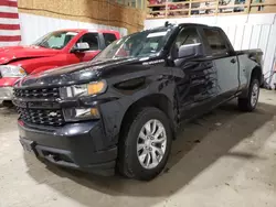 Salvage cars for sale at Anchorage, AK auction: 2021 Chevrolet Silverado K1500 Custom