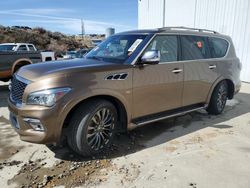 Salvage cars for sale at Reno, NV auction: 2015 Infiniti QX80