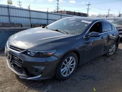 Salvage cars for sale at Chicago Heights, IL auction: 2016 Chevrolet Malibu LT