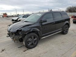 Salvage cars for sale from Copart Oklahoma City, OK: 2019 Dodge Journey Crossroad