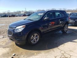 Salvage cars for sale at Louisville, KY auction: 2016 Chevrolet Equinox LS