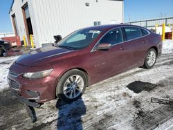 Chevrolet salvage cars for sale: 2016 Chevrolet Malibu LT