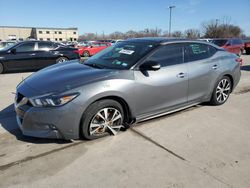 Salvage cars for sale from Copart Wilmer, TX: 2016 Nissan Maxima 3.5S