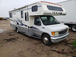 Salvage cars for sale from Copart Adelanto, CA: 2004 Tioga 2004 Ford Econoline E450 Super Duty Cutaway Van