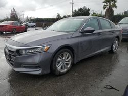 Honda salvage cars for sale: 2018 Honda Accord LX