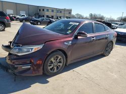 Salvage cars for sale from Copart Wilmer, TX: 2016 KIA Optima LX