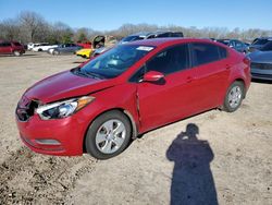 KIA Forte LX salvage cars for sale: 2015 KIA Forte LX