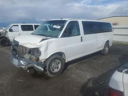 Salvage cars for sale from Copart Bakersfield, CA: 2015 Chevrolet Express G3500 LT