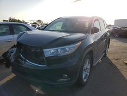 Salvage cars for sale from Copart Martinez, CA: 2016 Toyota Highlander Hybrid Limited