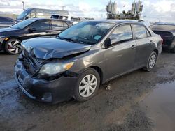 Toyota Corolla salvage cars for sale: 2011 Toyota Corolla Base