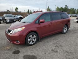 Toyota Sienna LE salvage cars for sale: 2014 Toyota Sienna LE