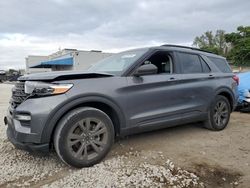 Salvage cars for sale at Opa Locka, FL auction: 2021 Ford Explorer XLT