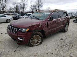 Salvage cars for sale at Cicero, IN auction: 2021 Jeep Grand Cherokee Laredo