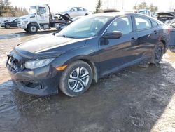 Vehiculos salvage en venta de Copart Bowmanville, ON: 2016 Honda Civic LX