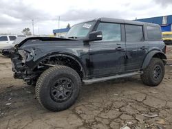 Salvage cars for sale at Woodhaven, MI auction: 2023 Ford Bronco Base