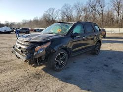 Salvage cars for sale at Ellwood City, PA auction: 2014 Ford Explorer Sport