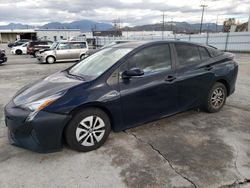 Salvage cars for sale from Copart Sun Valley, CA: 2017 Toyota Prius