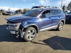 Salvage cars for sale at Denver, CO auction: 2022 Hyundai Santa FE SEL