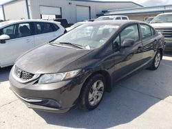 Flood-damaged cars for sale at auction: 2013 Honda Civic LX