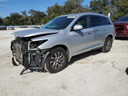 Salvage cars for sale from Copart Ocala, FL: 2015 Infiniti QX60