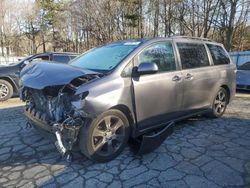 Toyota salvage cars for sale: 2015 Toyota Sienna Sport