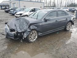 Salvage cars for sale from Copart Arlington, WA: 2019 Audi A4 Premium Plus