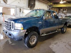 Ford F350 salvage cars for sale: 2002 Ford F350 SRW Super Duty