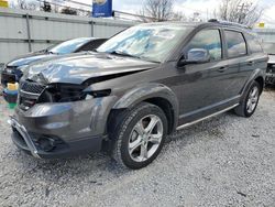 Salvage cars for sale from Copart Walton, KY: 2017 Dodge Journey Crossroad