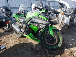 Salvage cars for sale from Copart Chicago Heights, IL: 2013 Kawasaki EX300 A