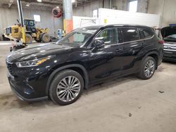 Salvage cars for sale from Copart Blaine, MN: 2020 Toyota Highlander Platinum