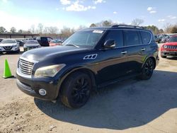 Salvage cars for sale at Florence, MS auction: 2012 Infiniti QX56