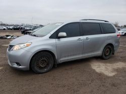 Salvage cars for sale at London, ON auction: 2011 Toyota Sienna LE