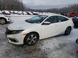 Salvage cars for sale from Copart Candia, NH: 2020 Honda Civic LX