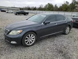 Salvage cars for sale from Copart Memphis, TN: 2007 Lexus LS 460