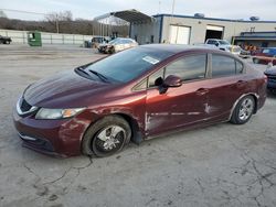 Honda salvage cars for sale: 2013 Honda Civic LX