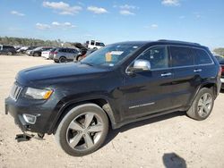 Salvage cars for sale at Houston, TX auction: 2015 Jeep Grand Cherokee Overland